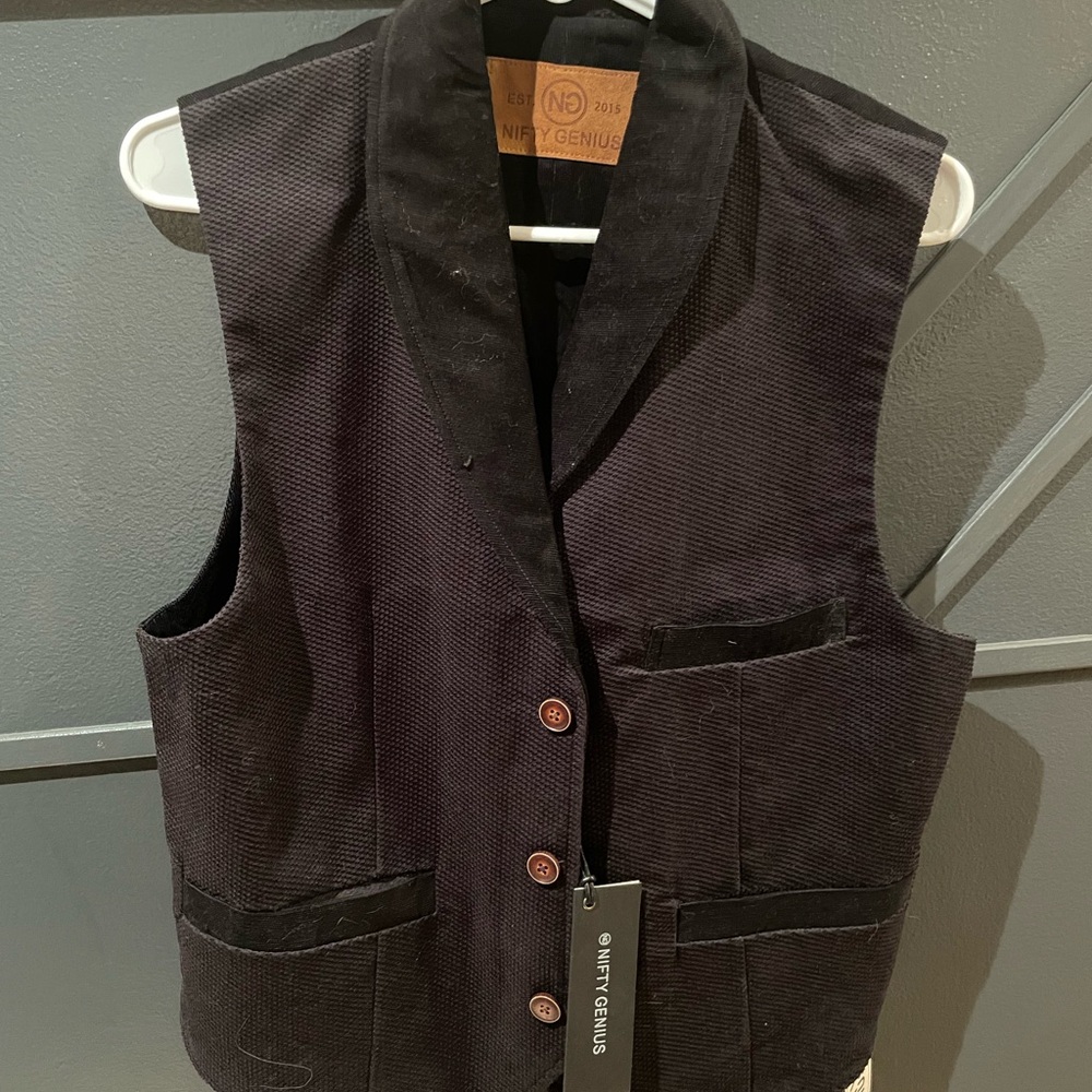 Black Men's Vest